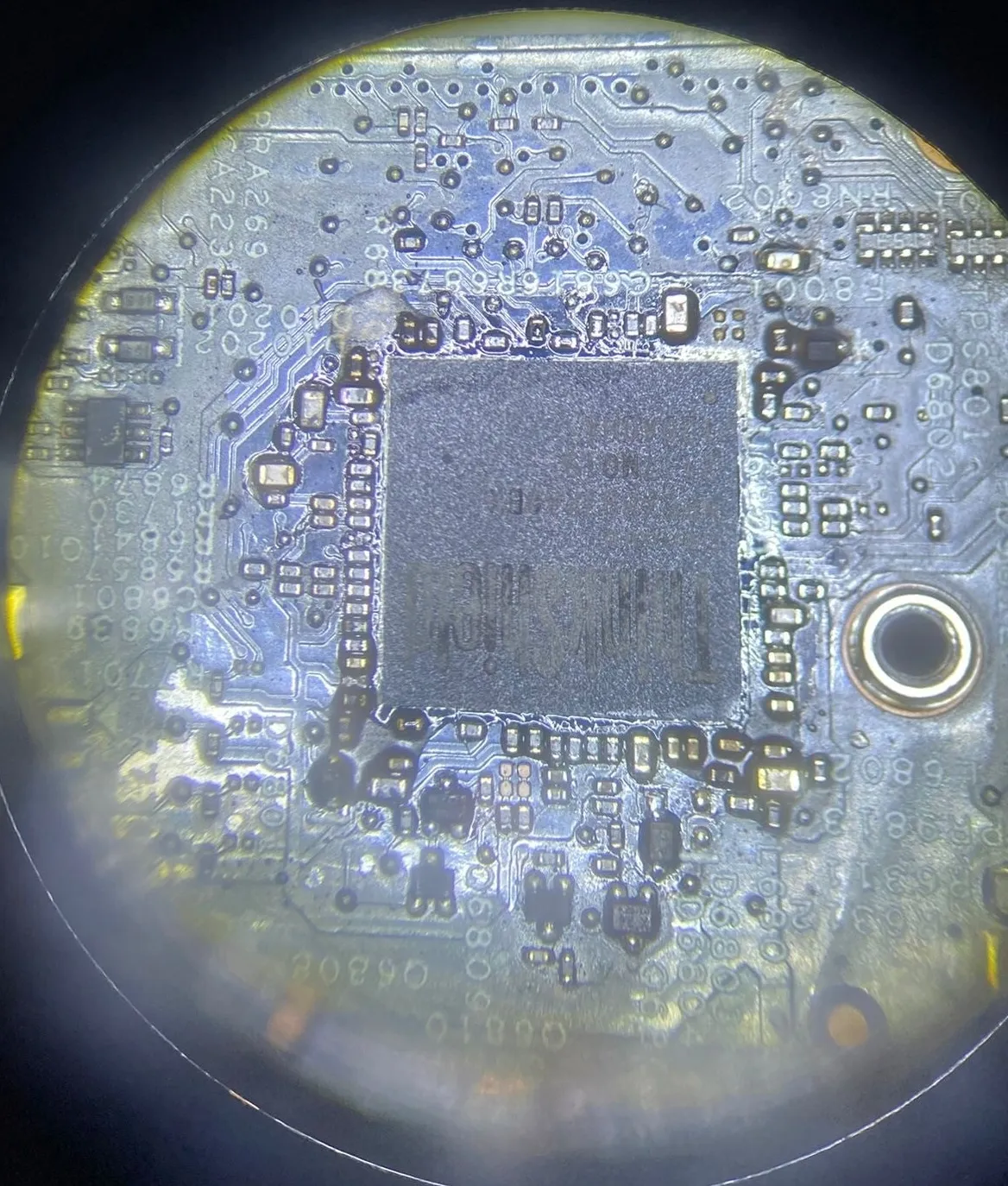 Phone motherboard inspection for data recovery